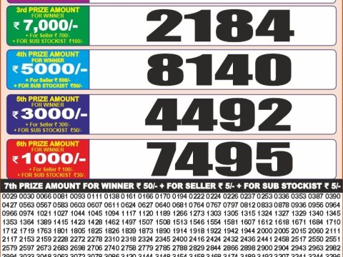 Punjab State Dear 20 Monthly Lottery Result 23/06/26 Published Punjab State Dear 20 Monthly Lottery Result 23/06/26 Published