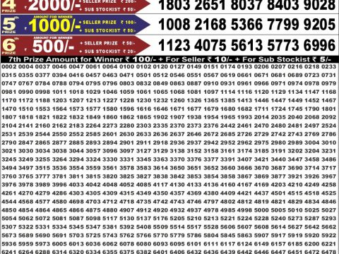 Punjab State Dear 50 Bronco Tuesday Weekly Lottery Result 23/06/26
