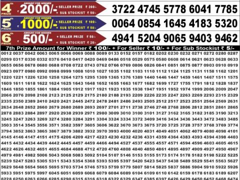 Punjab State Dear 50 Bronco Tuesday Weekly Lottery Result 30/06/26