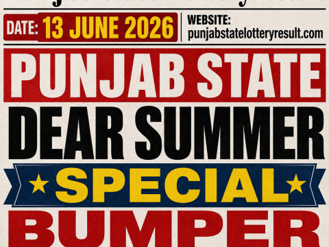 Punjab State Dear Summer Special Bumper Lottery Result 2026