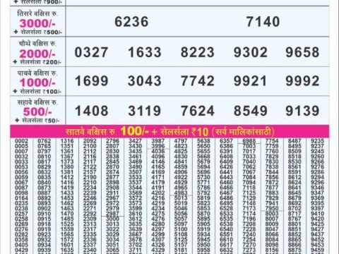 Punjab State Dear 50 Ranger Sunday Weekly Lottery Result 05/07/26