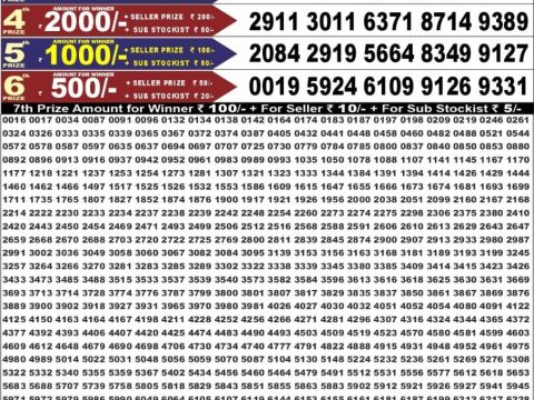 Punjab State Dear 50 Ranger Sunday Weekly Lottery Result 26/07/26