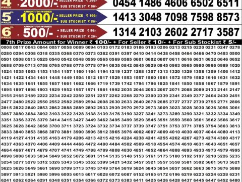 Punjab State Dear 50 Jackal Saturday Weekly Lottery Result 22/08/26