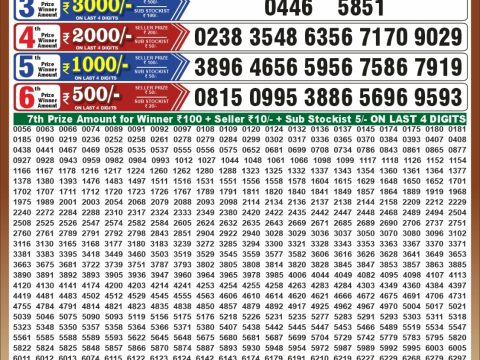 Punjab State Dear 50 Bronco Tuesday Weekly Lottery Result 22/09/26