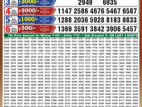 Punjab State Dear 50 Ranger Sunday Weekly Lottery Result 04/10/26