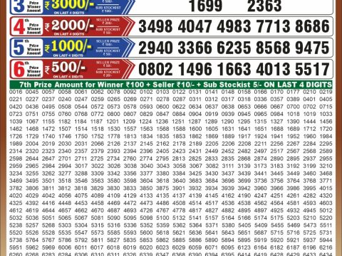Punjab State Dear 50 Jackal Saturday Weekly Lottery Result 17/10/26